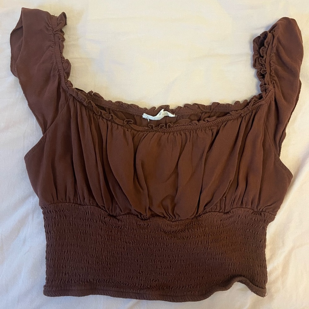 pacsun brown tank top